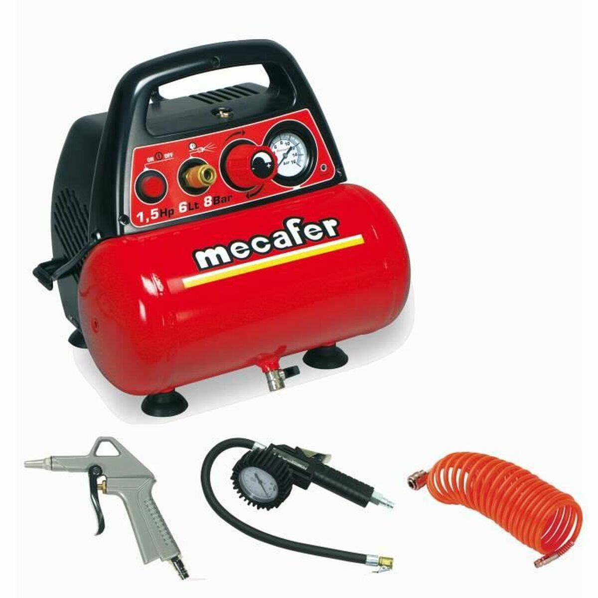 Compresseur d'air MECAFER 6 L