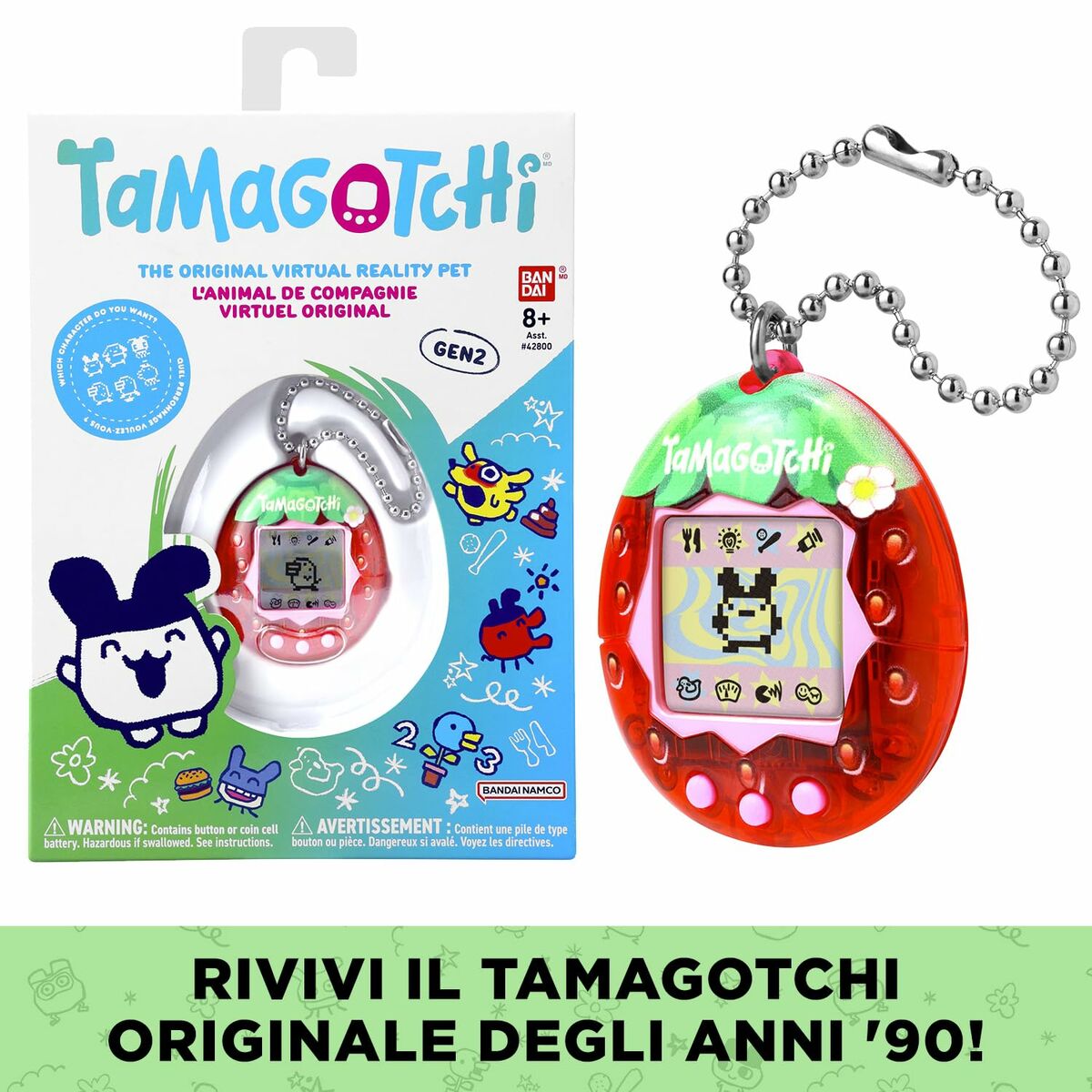 Animal de Compagnie Interactif Tamagotchi Fresh Strawberry