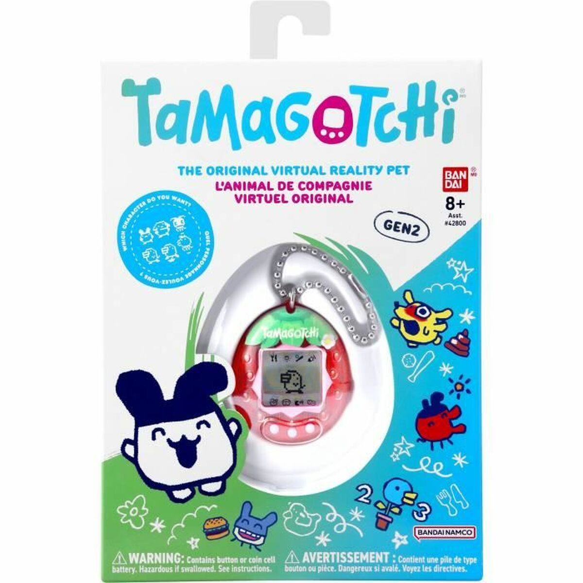 Animal de Compagnie Interactif Tamagotchi Fresh Strawberry
