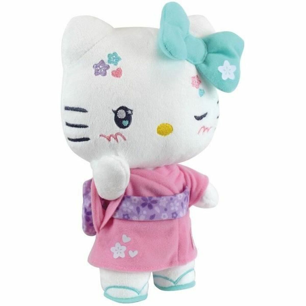 Jouet Peluche Jemini Hello Kitty Kimono Kawai Rose