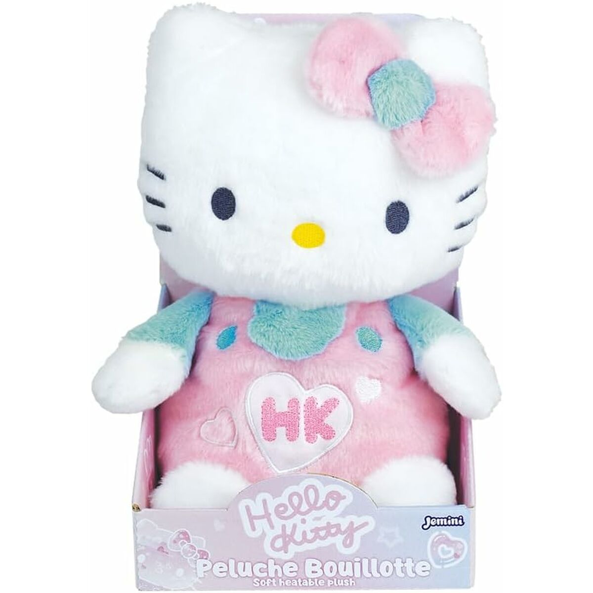 Jouet Peluche Jemini Hello Kitty Blanc Rose