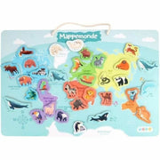 Jouet Educatif 40 x 30 cm Multicouleur Mappemonde