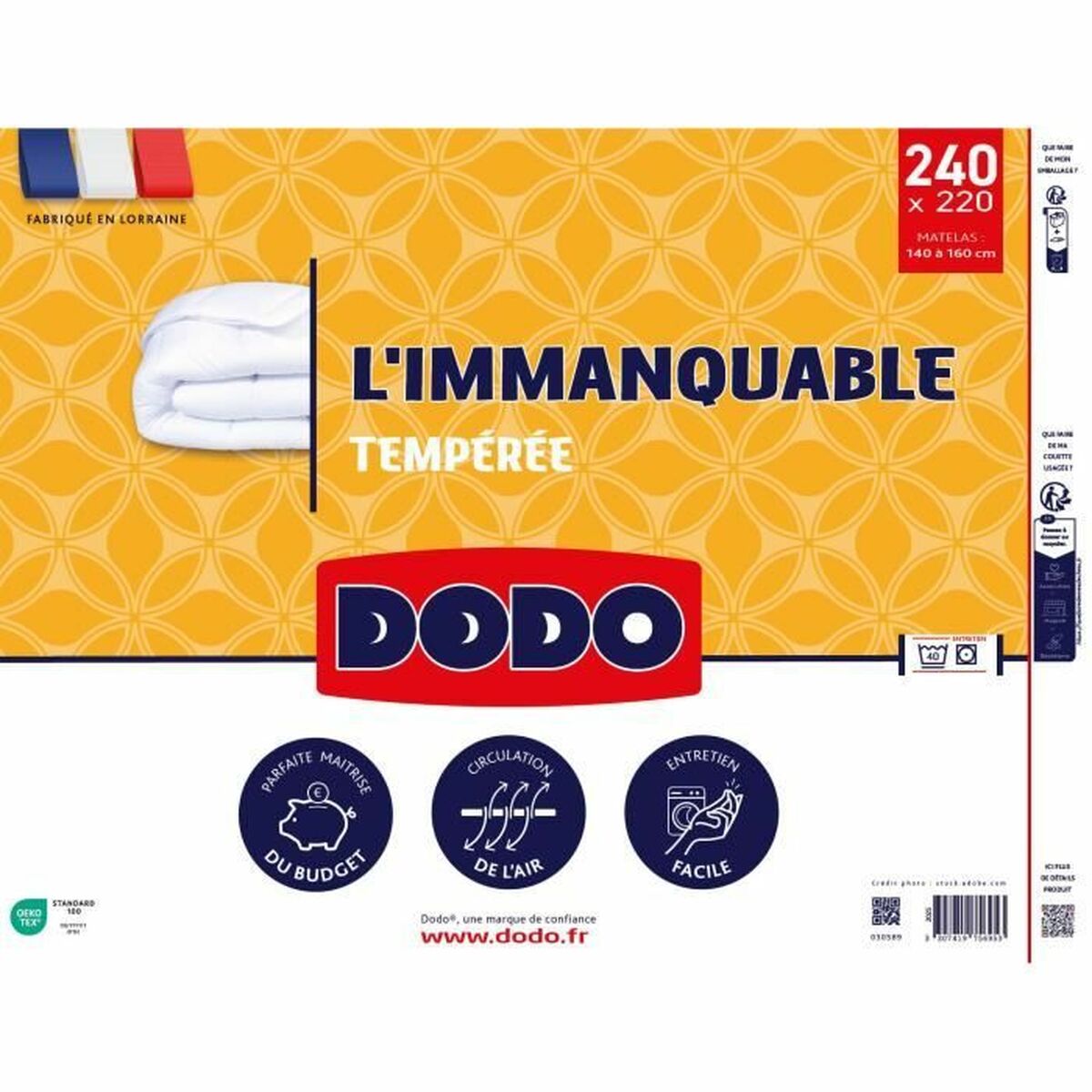 Remplissage de couette DODO