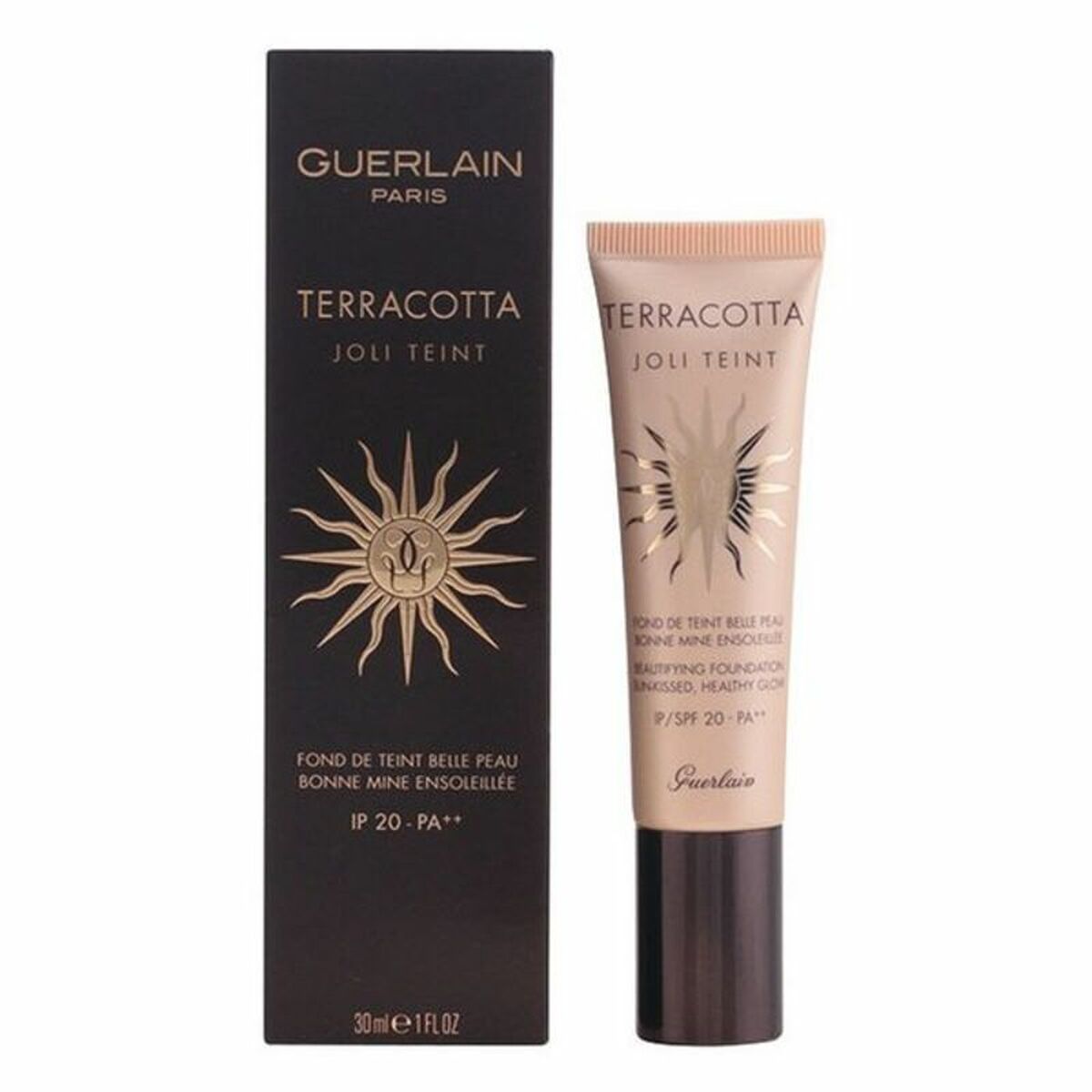 Fonds de teint liquides Guerlain Terracotta Joli Teint Marron Spf 20 30 ml