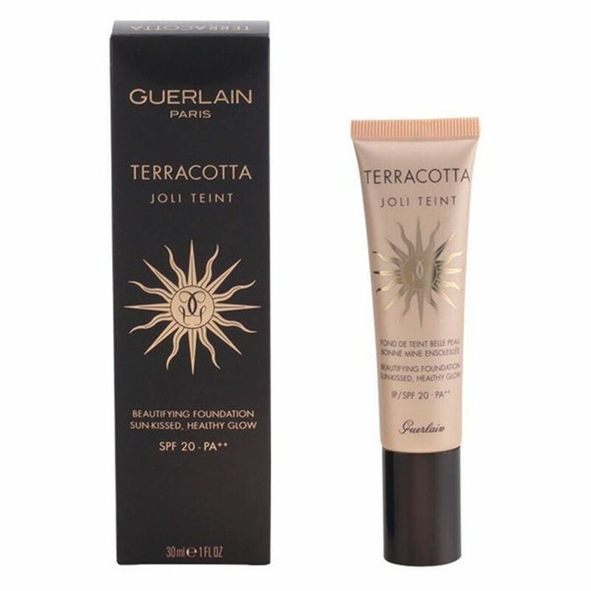 Fonds de teint liquides Guerlain Terracotta Joli Teint Marron Spf 20 30 ml