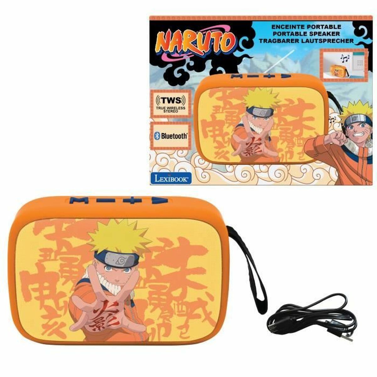 Haut-parleurs bluetooth Lexibook Naruto