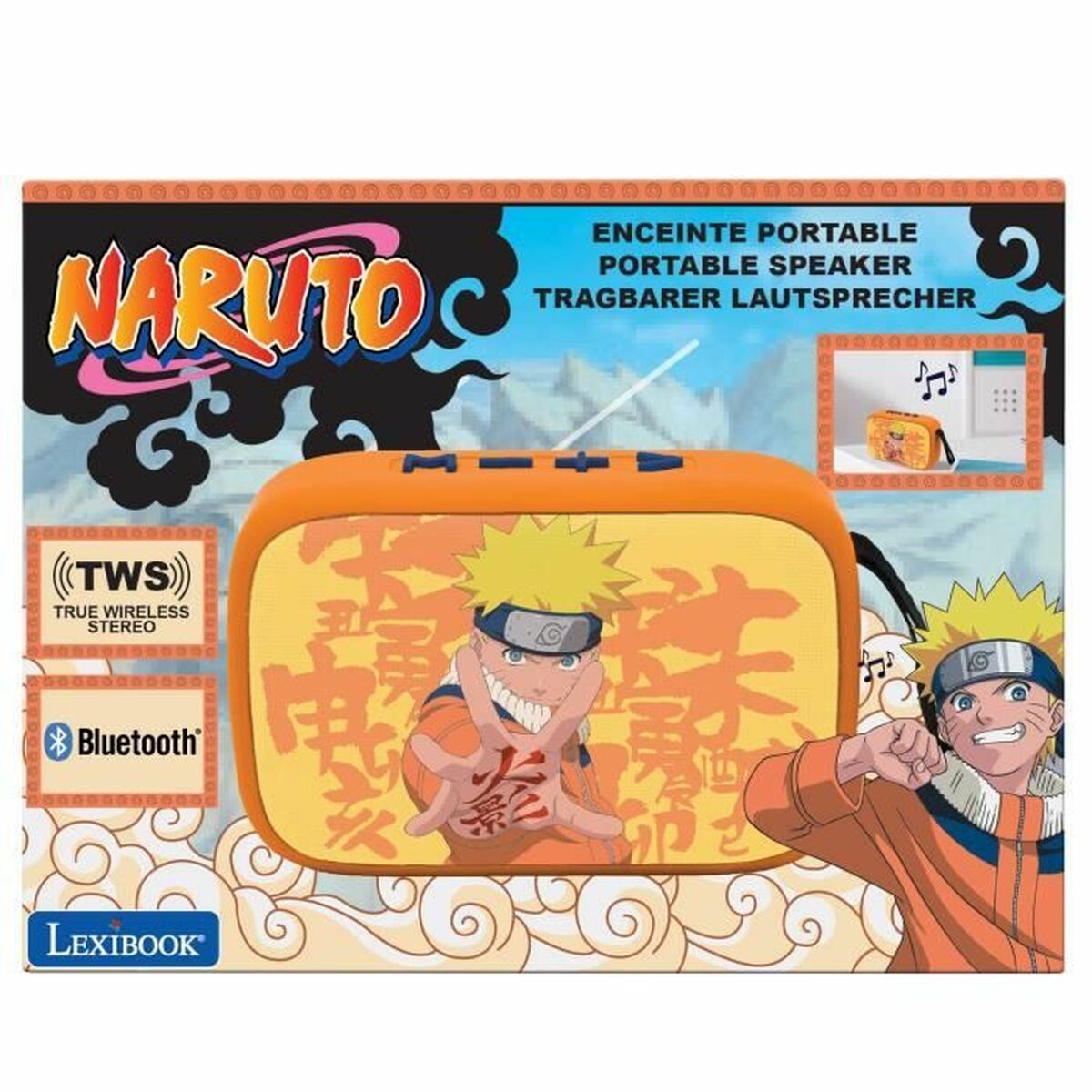 Haut-parleurs bluetooth Lexibook Naruto