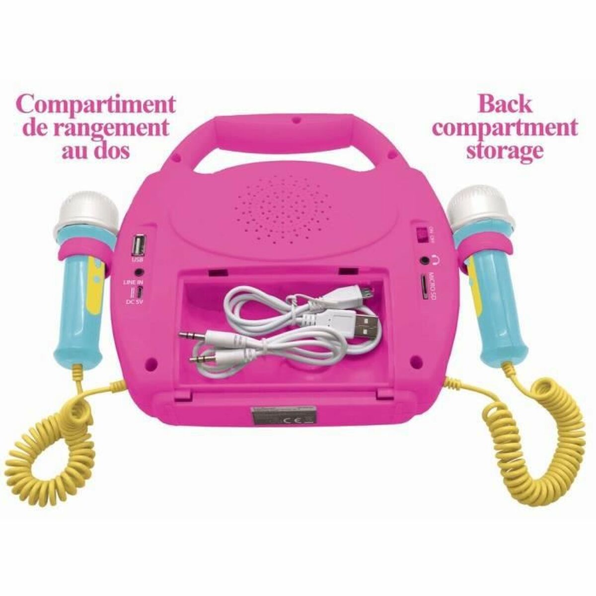 Enceinte Bluetooth avec Microphone Karaoké Lexibook MINNIE MOUSE