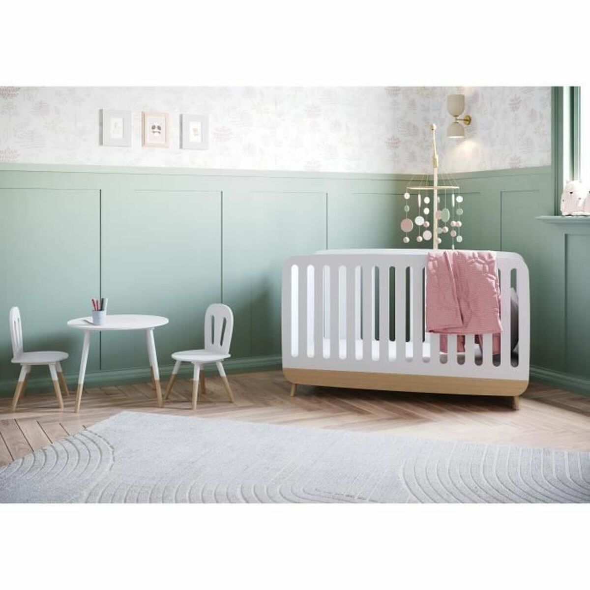 Set de Table et Chaises pour Enfants Demeyere Blanc