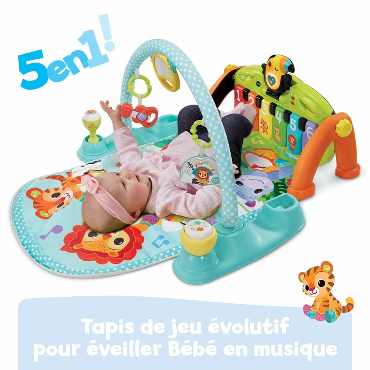 Tapis de jeu Vtech Baby Tap Tap Carton Plastique Piano