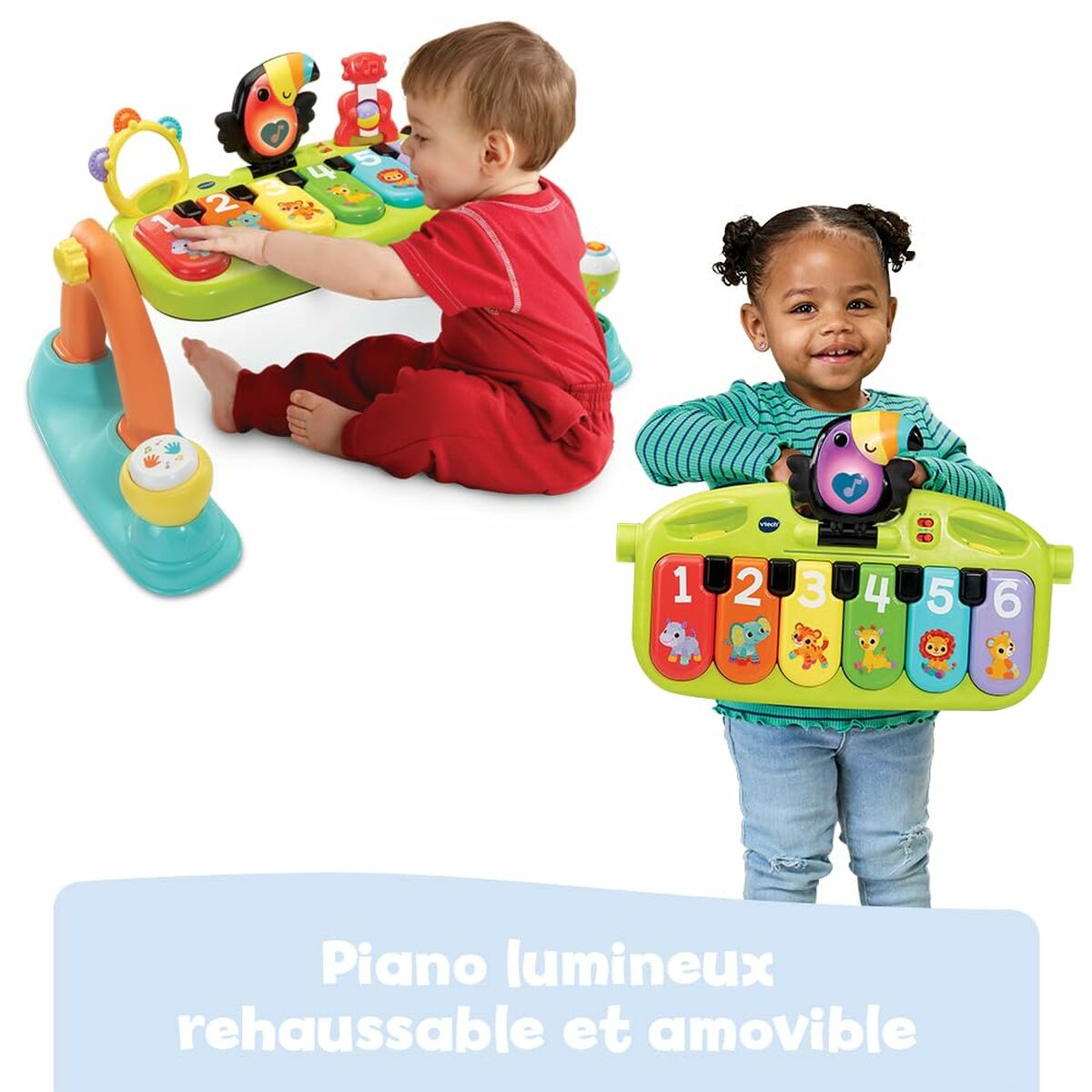 Tapis de jeu Vtech Baby Tap Tap Carton Plastique Piano