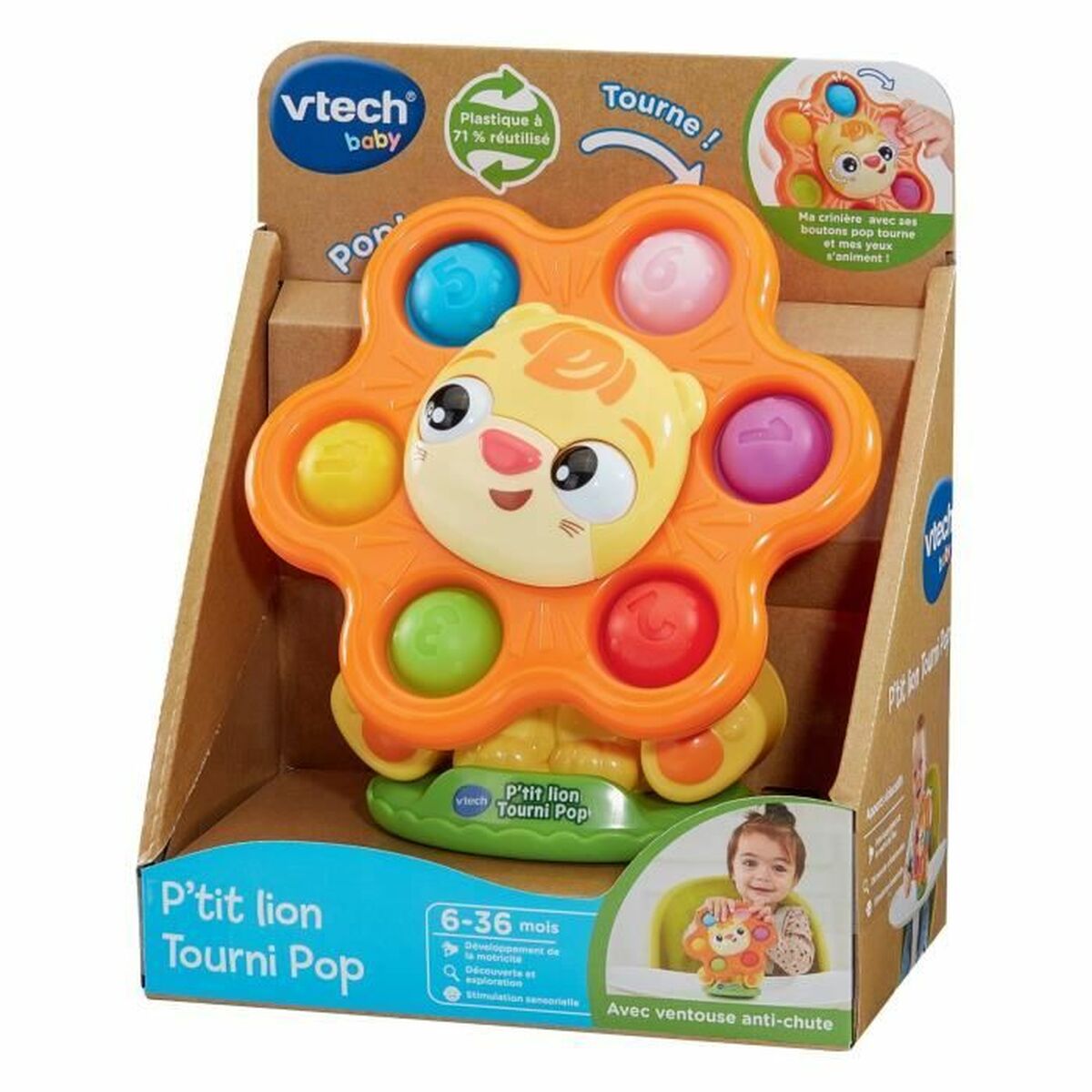 Poupée Bébé Vtech Baby 1 Unité
