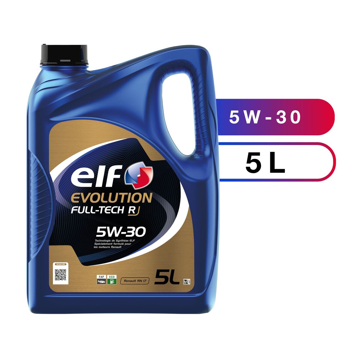 Huile de moteur pour voiture Elf Evolution FULL-TECH R 5 L 5W30