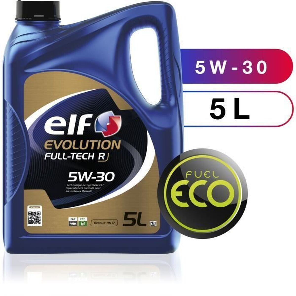 Huile de moteur pour voiture Elf Evolution FULL-TECH R 5 L 5W30