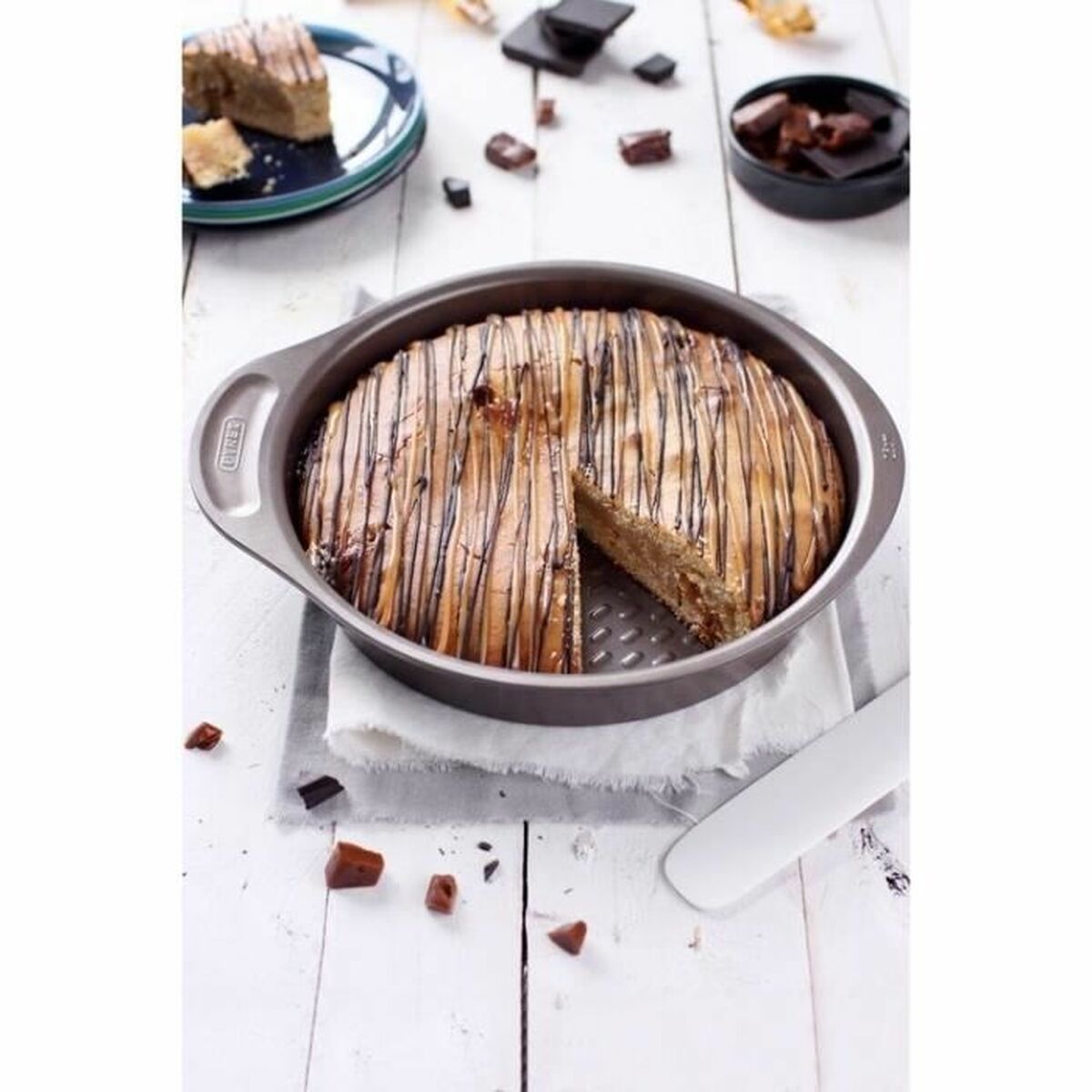 Moule à gâteaux Pyrex Marron Noir Métal