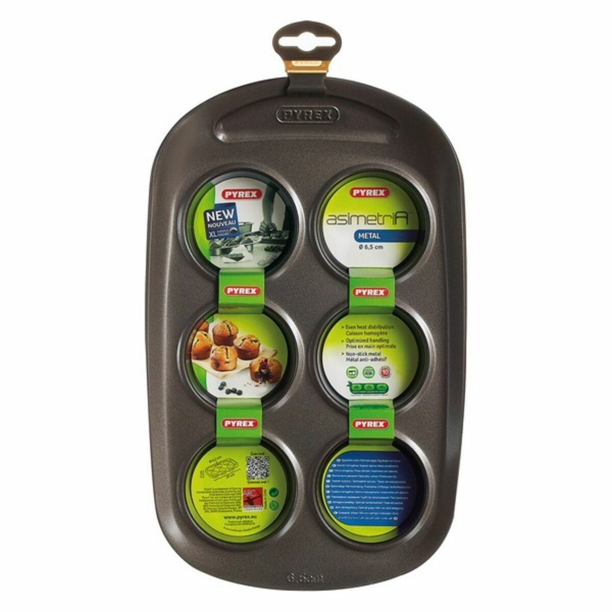 Moules à Muffins Pyrex Marron