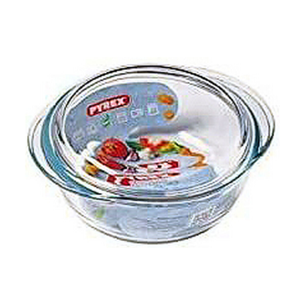 Casserole avec Couvercle Pyrex 1,4 L 18 x 9 x 21 cm Blanc Transparent verre
