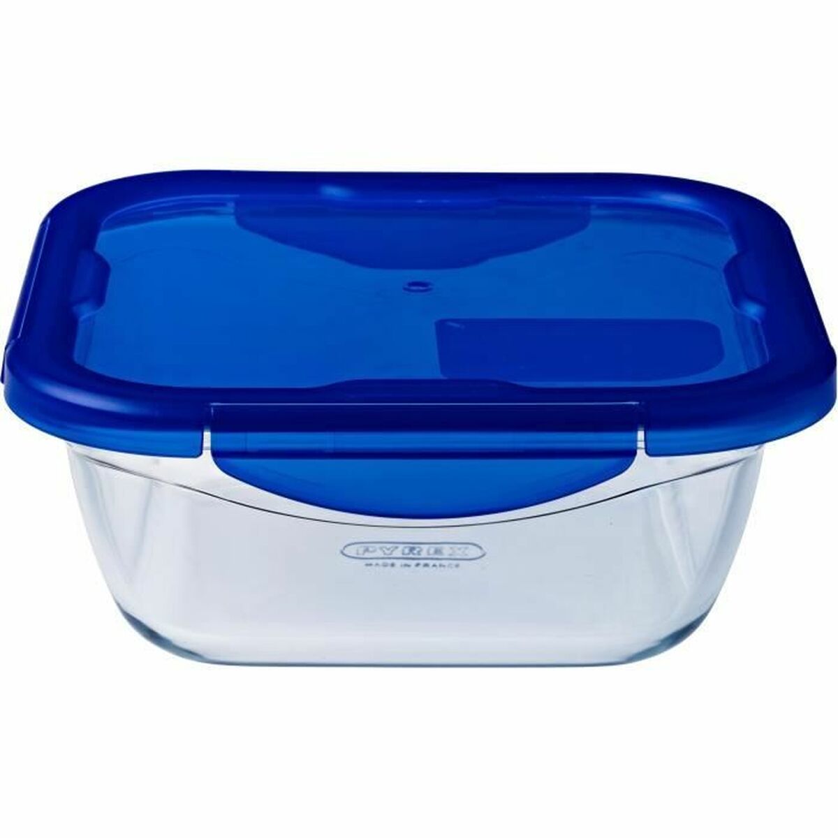 Récipient de Conservation des Aliments Pyrex Bleu Transparent 800 ml (2 Unités)