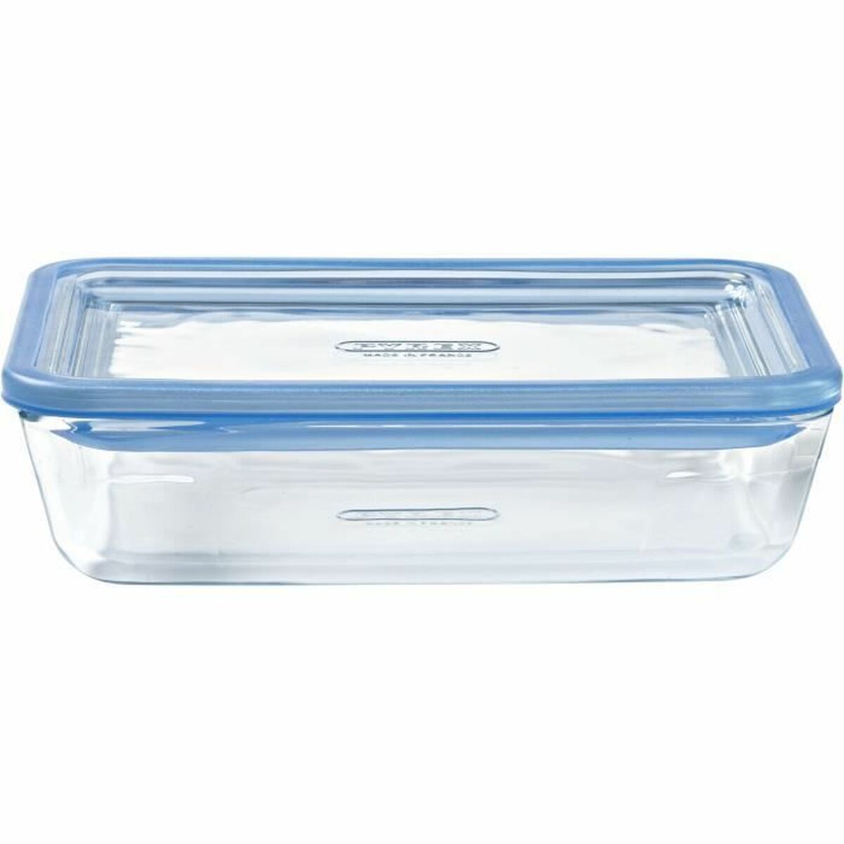 Ensemble de Boîtes à Lunch Pyrex Bleu Transparent 2,6 L 3 Pièces