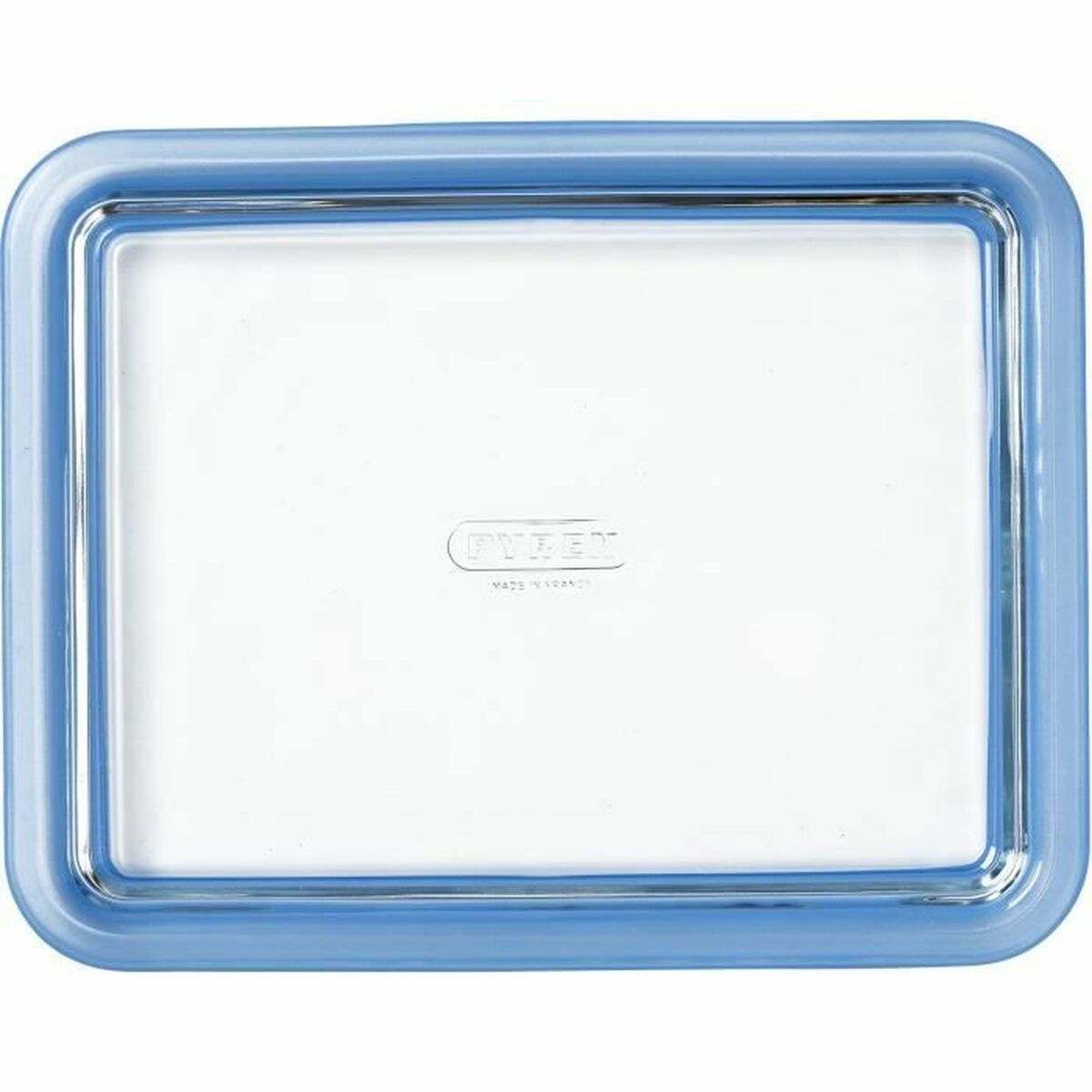 Ensemble de Boîtes à Lunch Pyrex Bleu Transparent 2,6 L 3 Pièces