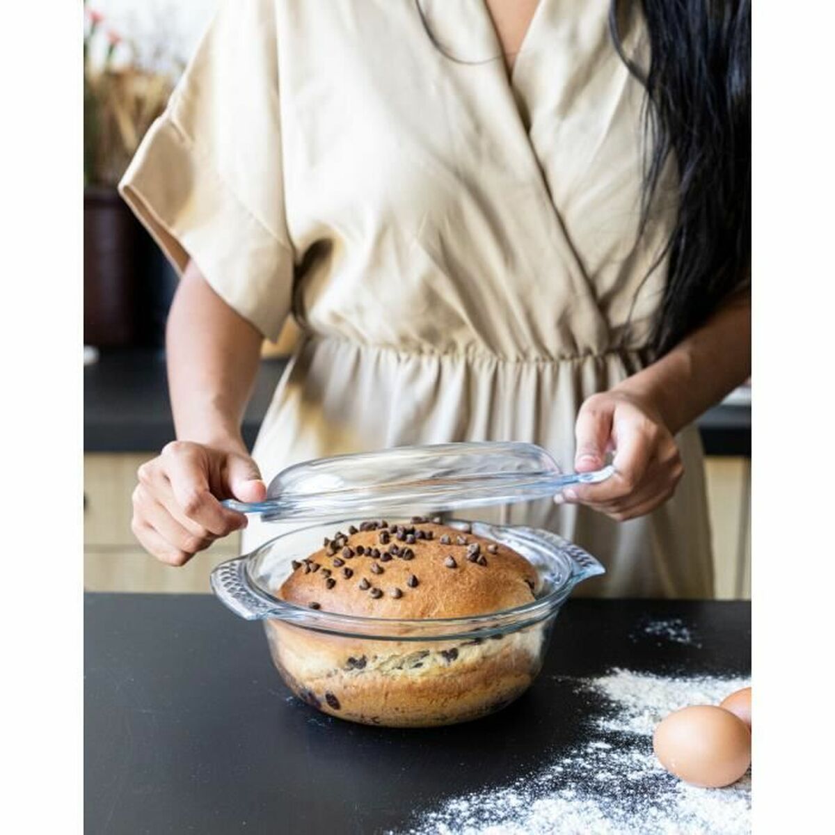 Casserole Pyrex Transparent 1,6 L 24 x 20 x 11 cm Ø 27 cm