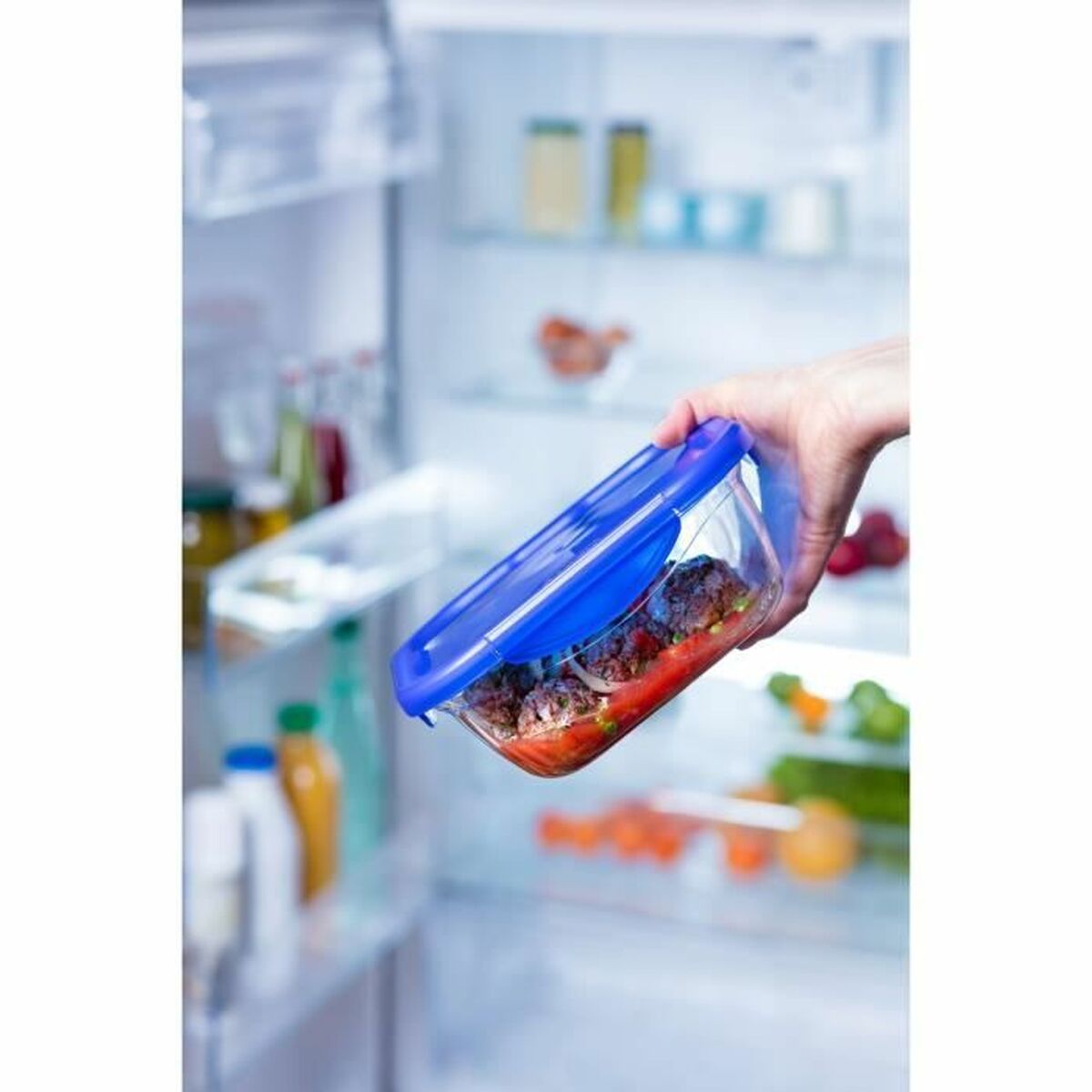 Ensemble de contenants de cuisine hermétiques empilables Pyrex Cook & Go Rectangulaire 0,8 L 5 Pièces