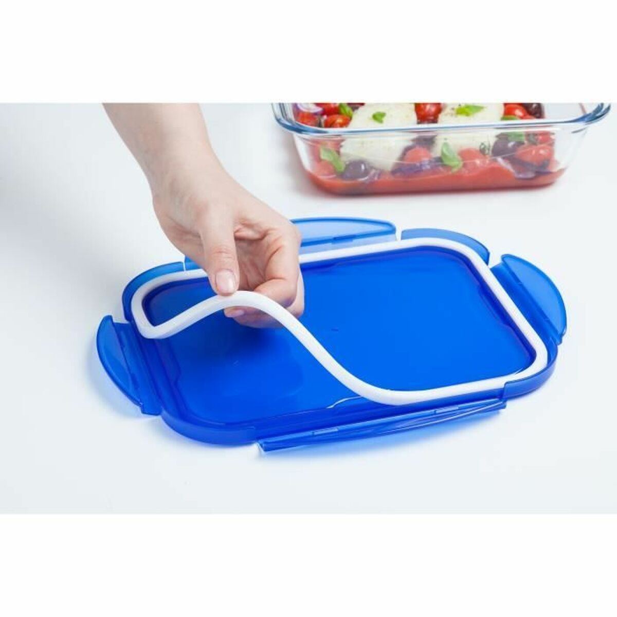 Ensemble de contenants de cuisine hermétiques empilables Pyrex Cook & Go Rectangulaire 0,8 L 5 Pièces