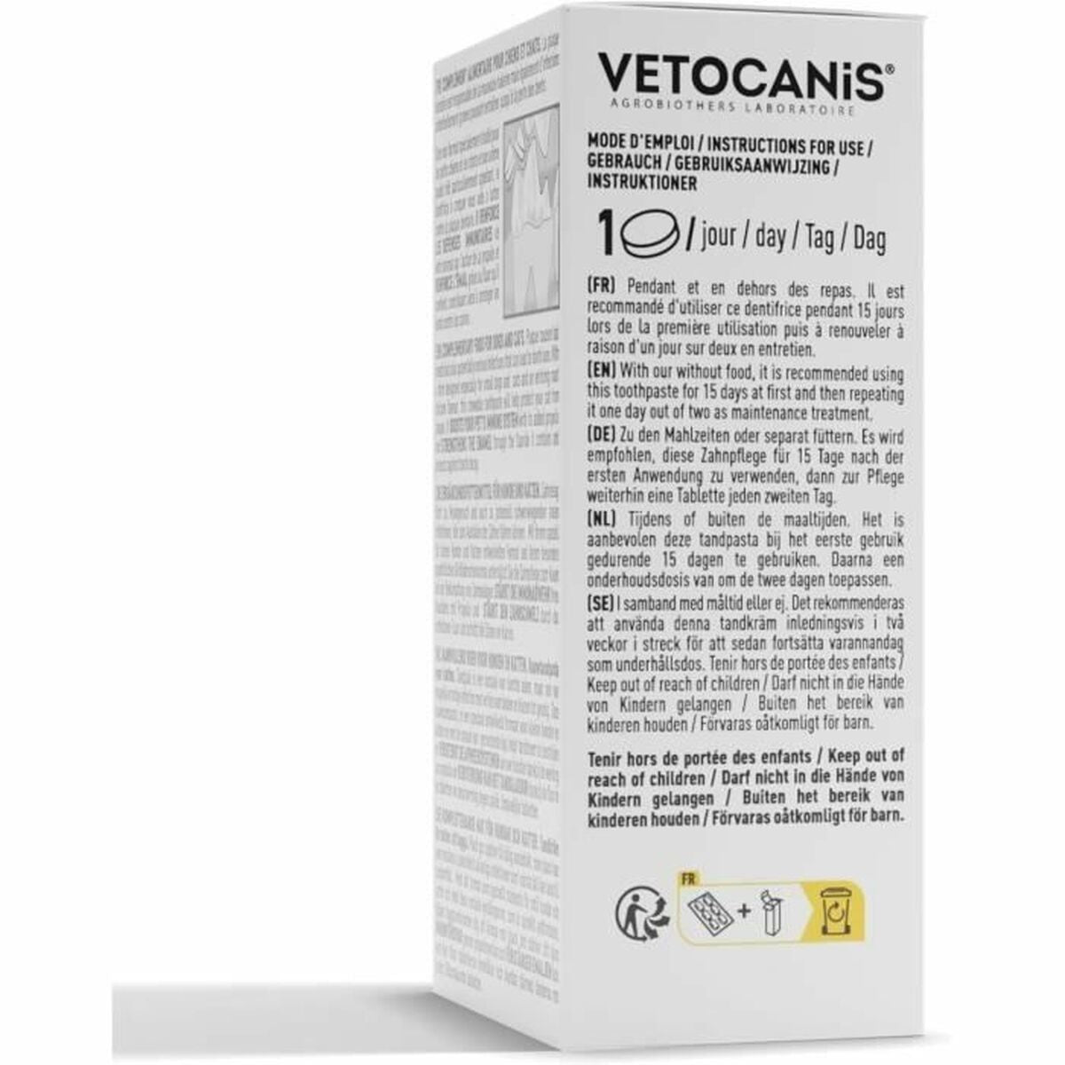 Dentifrice Vetocanis Chat