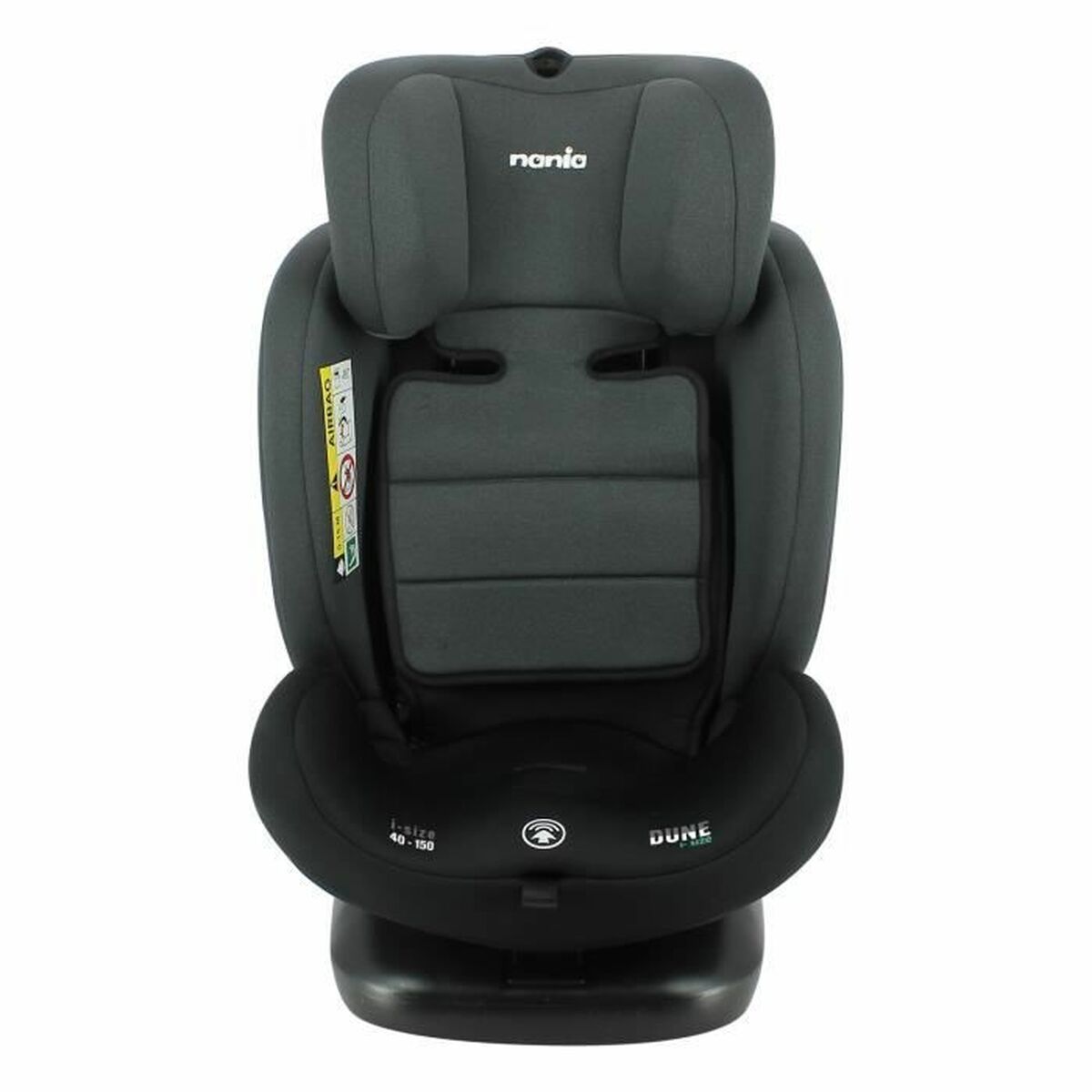 Siège de Voiture Nania Dune Noir Gris ECE R129/04 ISOFIX