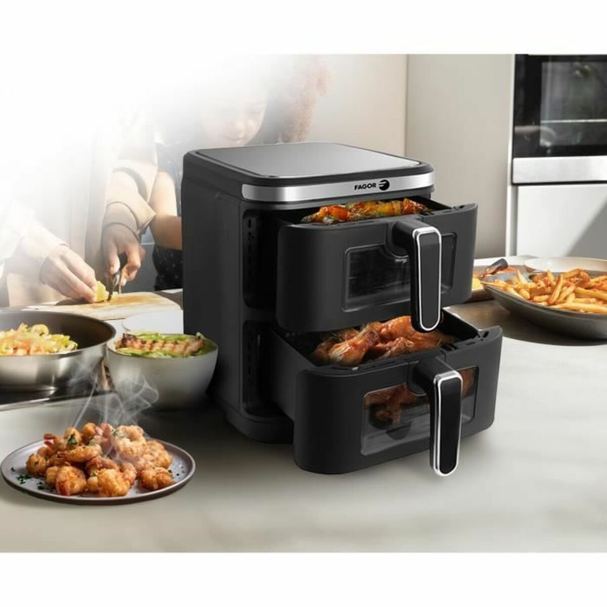 Friteuse à Air Fagor FGD11 Noir 2800 W 5,5 L