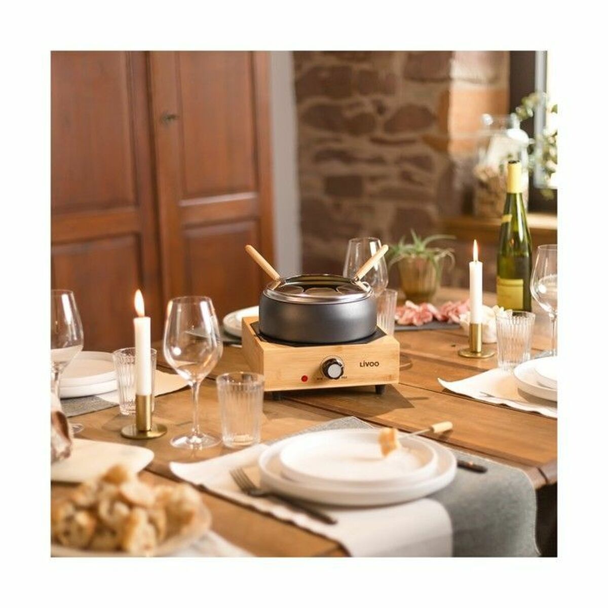 Fondue Livoo DOC287 800 W 2 L 8 personnes