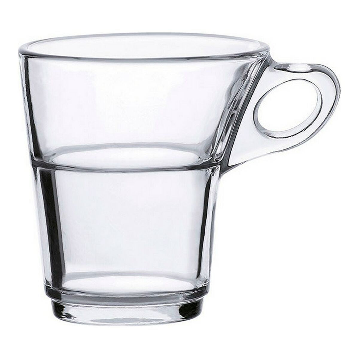 Ensemble de tasses à café Duralex Caprice Transparent Verre 90 ml 900 ml 6 Pièces (6 Unités)