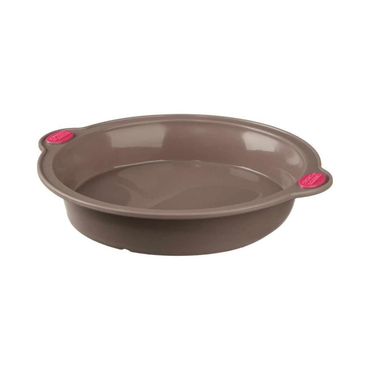 Moule en Silicone avec Poignée Secret de Gourmet Marron Silicone 24 cm