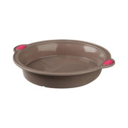 Moule en Silicone avec Poignée Secret de Gourmet Marron Silicone 24 cm
