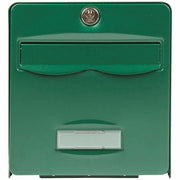 Boîte aux lettres Burg-Wachter   Vert acier galvanisé 36,5 x 28 x 31 cm