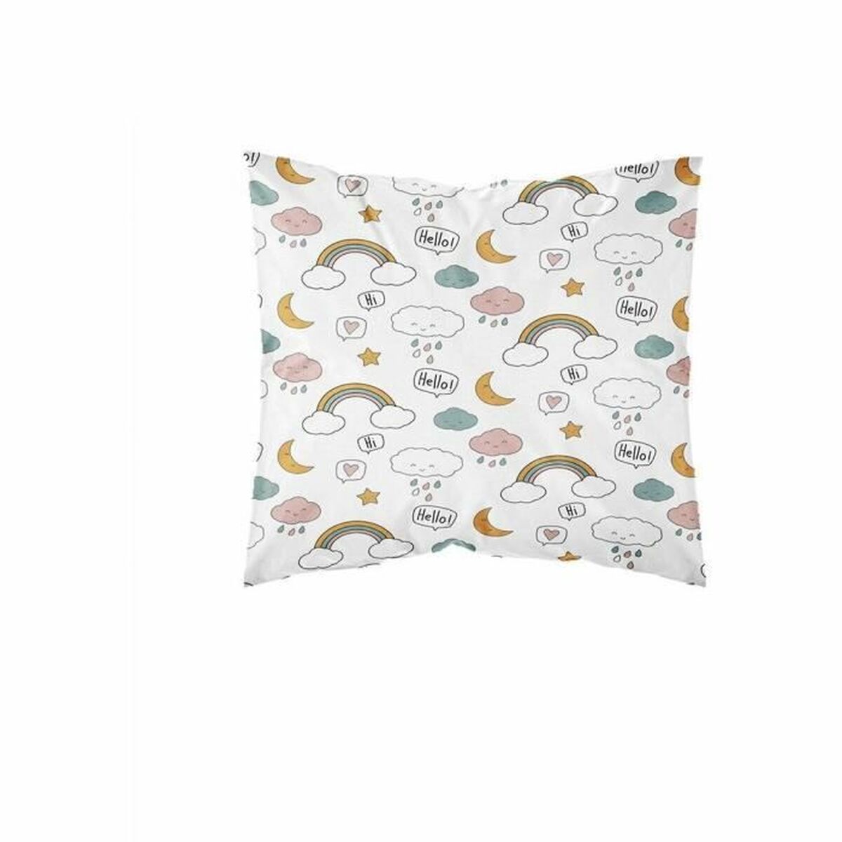 Parure de couette TODAY Blanc Lit simple 140 x 200 cm Enfant 2 Pièces