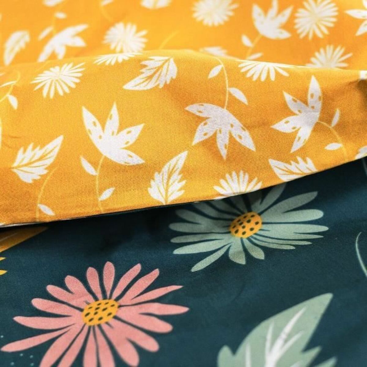 Parure de couette TODAY Jaune 240 x 220 cm 3 Pièces