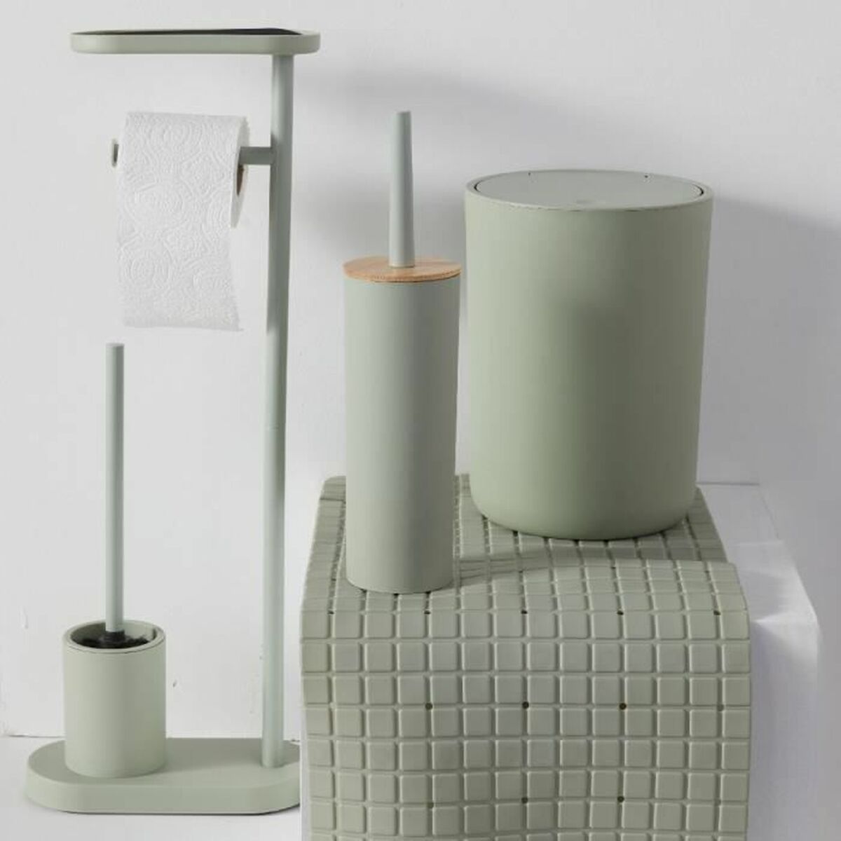 Tapis Antidérapant pour Baignoire TODAY HOY - UTILITY Vert 40 x 60 cm polypropylène