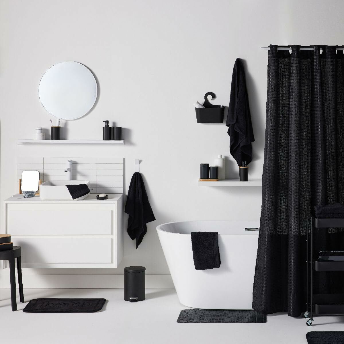 Tapis Antidérapant TODAY Noir