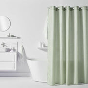 Rideau de Douche TODAY Vert Polyester 180 x 200 cm (12 Unités)