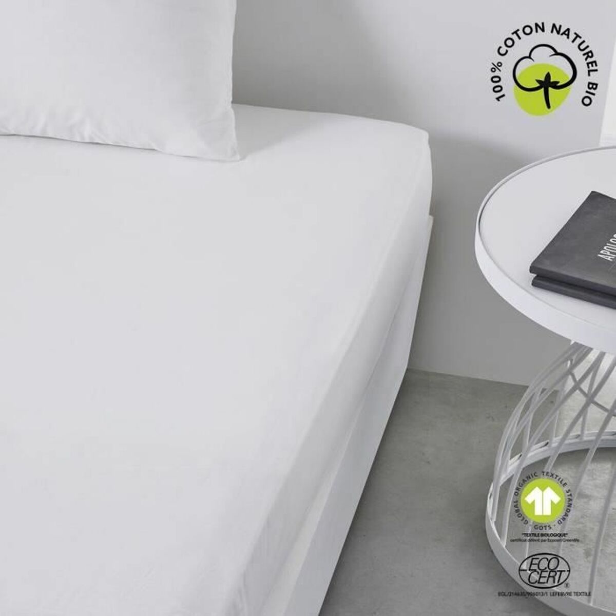 Drap housse TODAY Blanc 180 x 200 cm