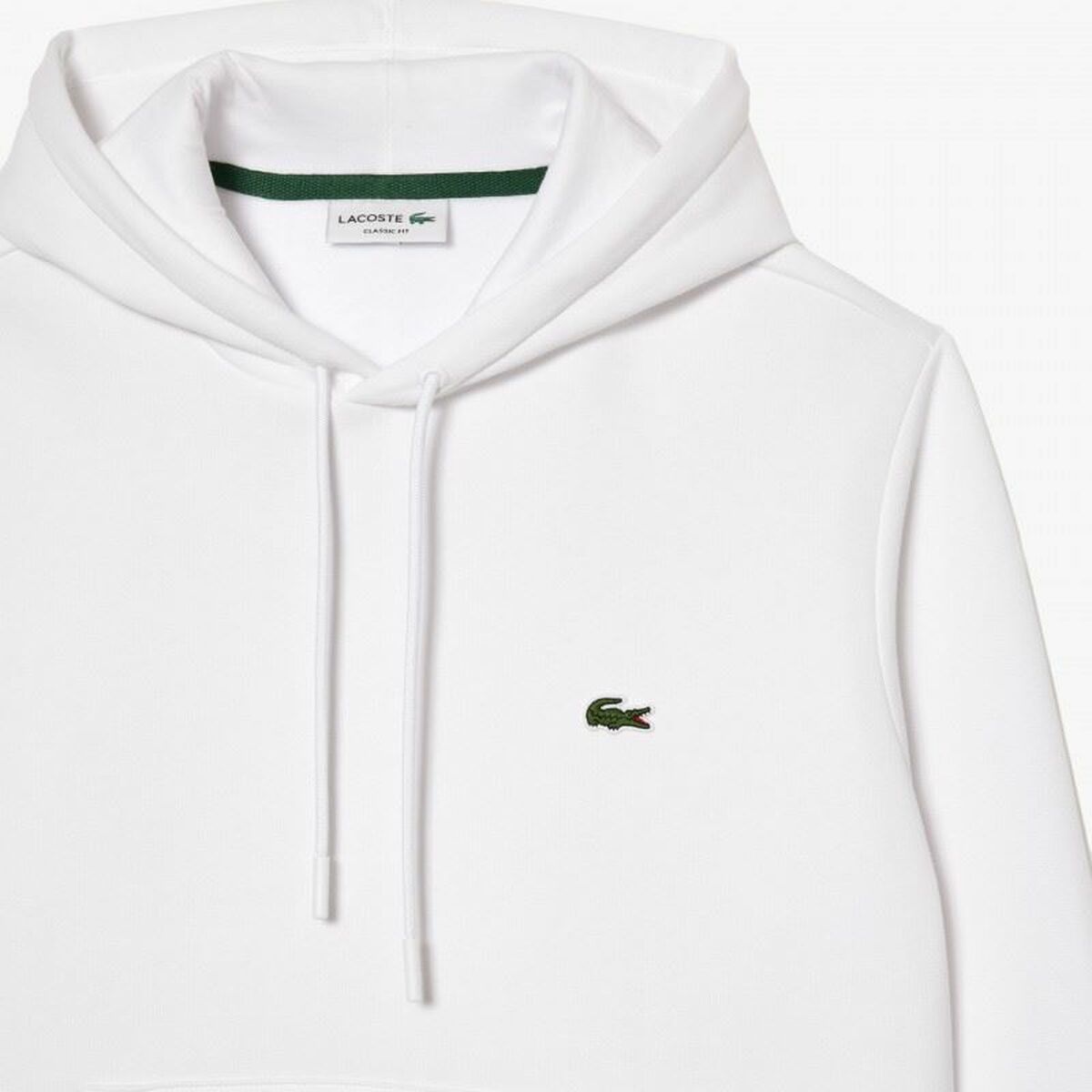 Sweat à capuche homme Lacoste Core Performance Blanc