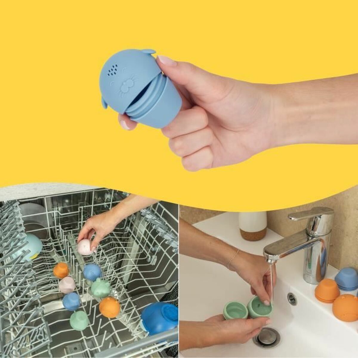 Jouets Pour le Bain Badabulle 4 Pièces