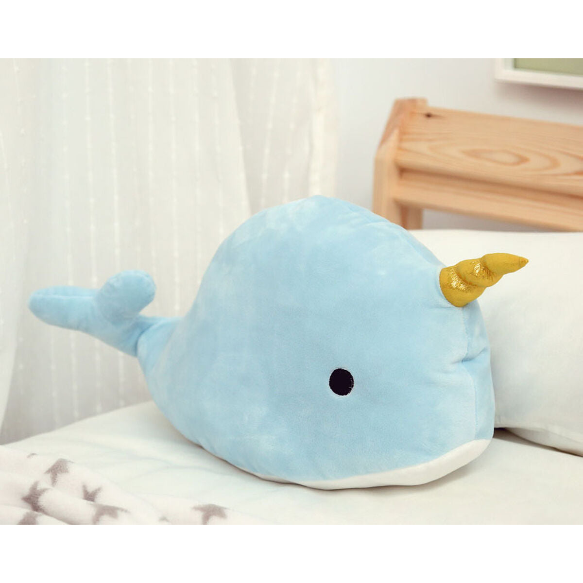 Jouet Peluche Bleu Licorne