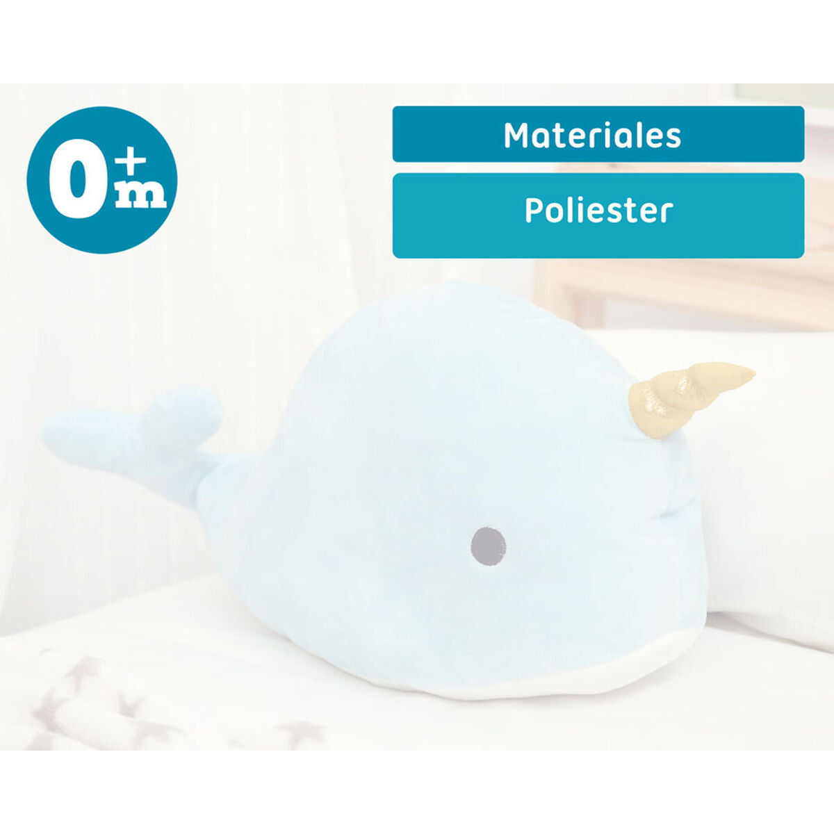Jouet Peluche Bleu Licorne