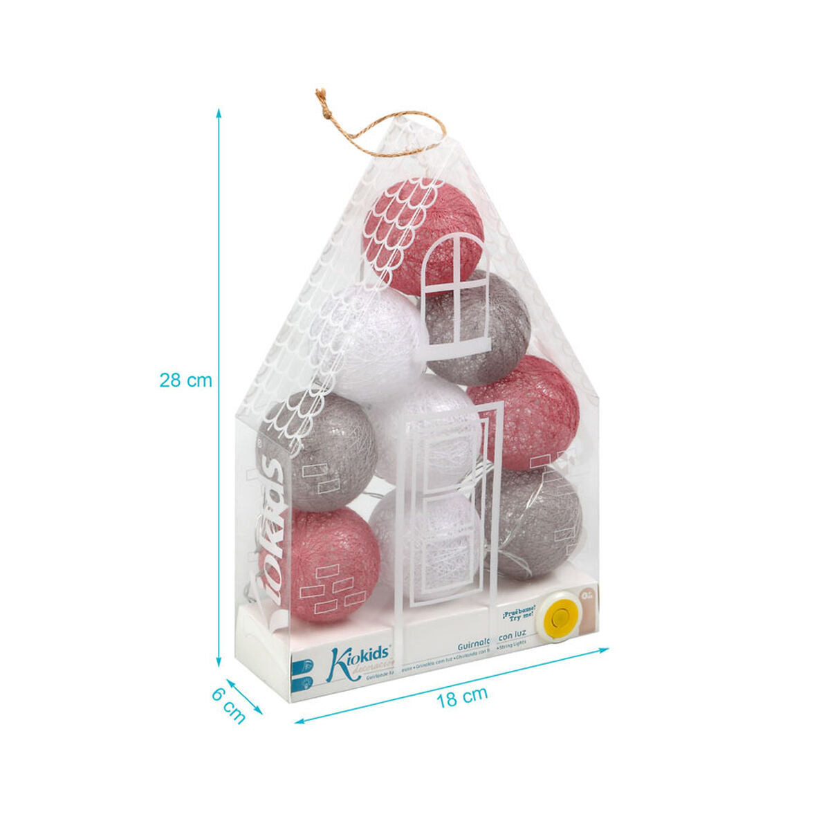 Guirlande de boules LED 150 cm