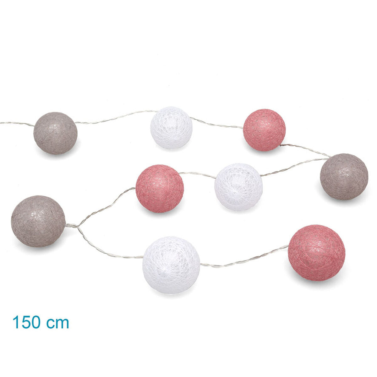Guirlande de boules LED 150 cm