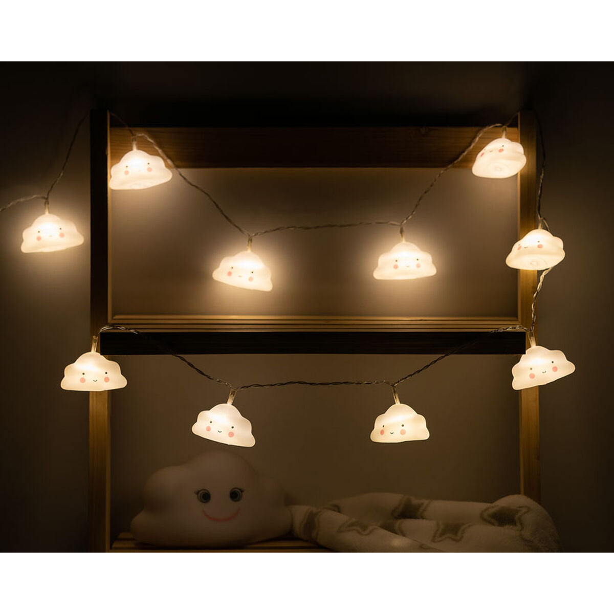 Guirlande de boules LED Nuages 150 cm