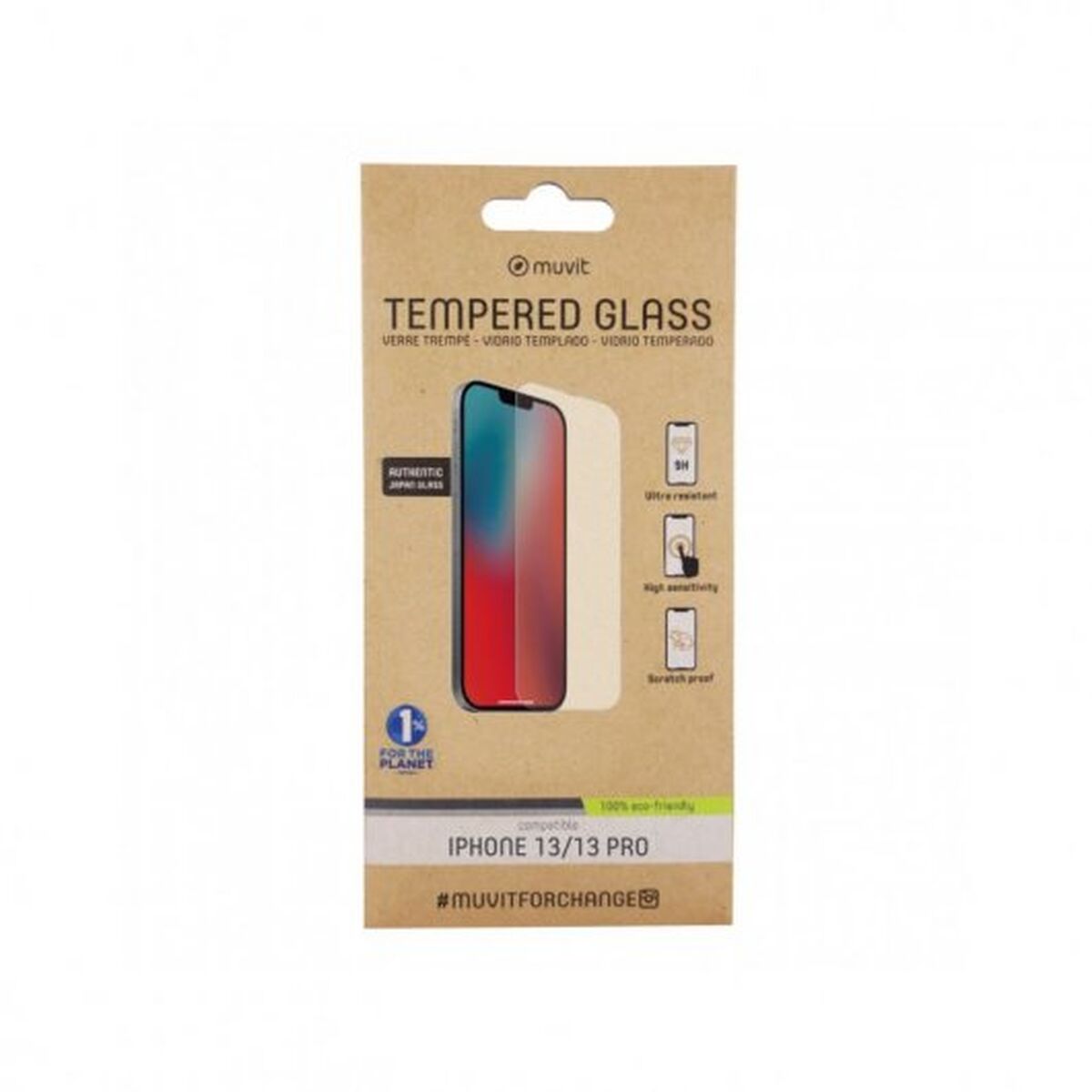 Film Protecteur pour Téléphone Portable Muvit iPhone 13, 13 Pro