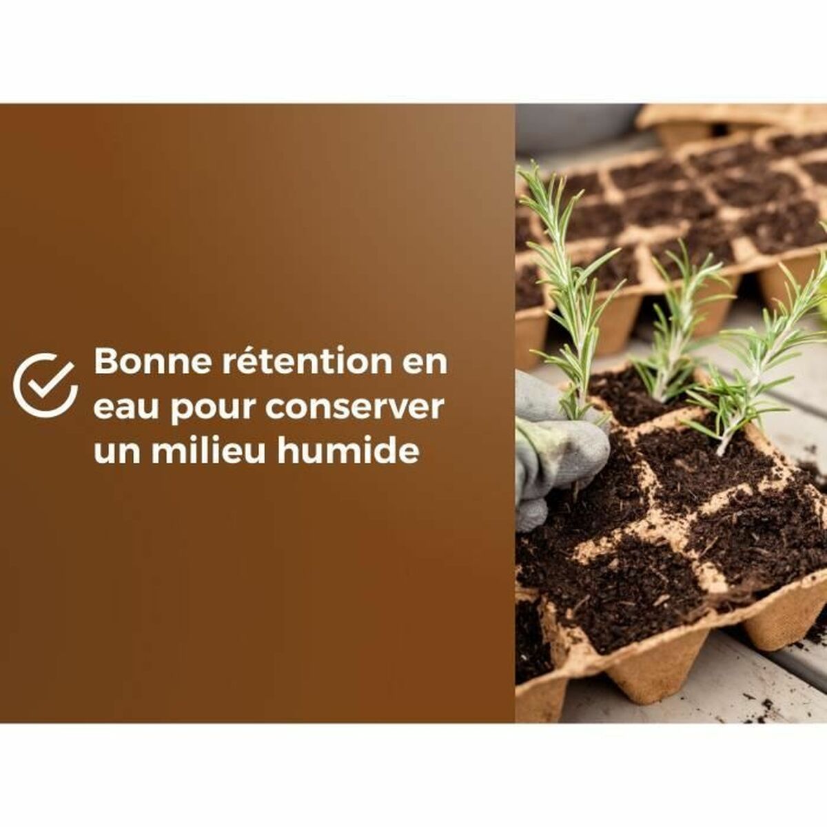 Terreau d'empotage OR BRUN 6 L